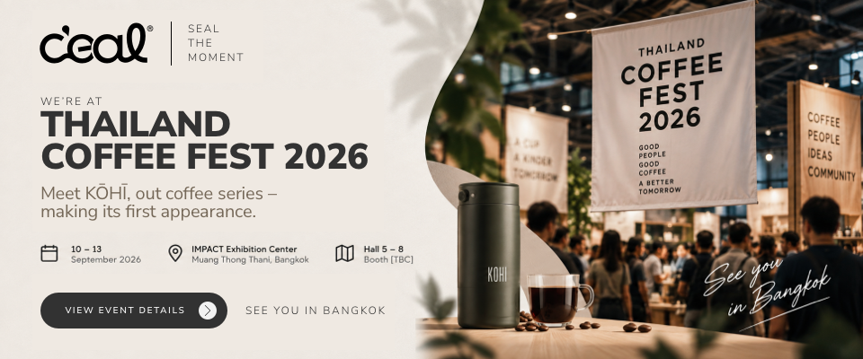 CEAL at Thailand Coffee Fest 2026 — KOHI’s first appearance